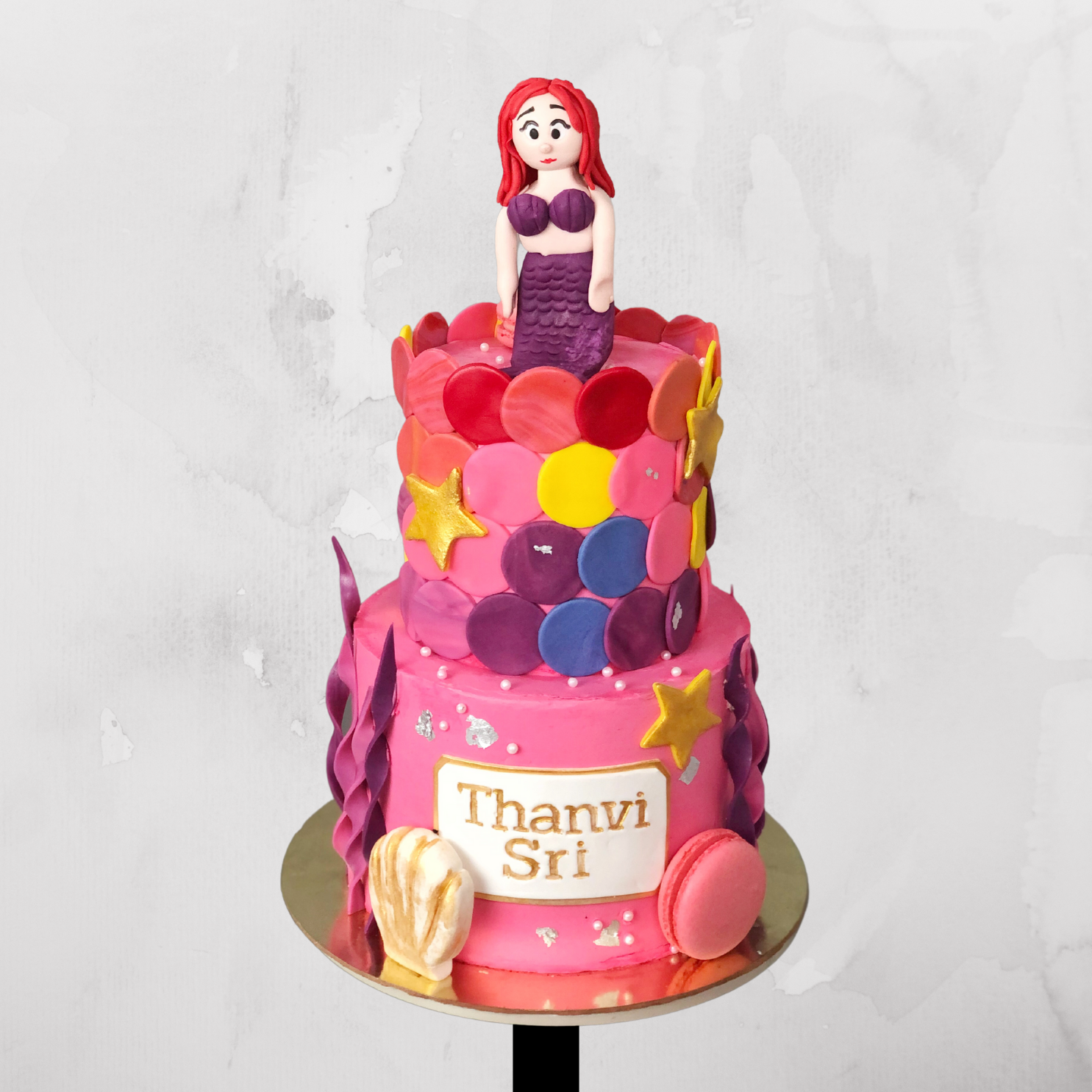 Little Mermaid Theme Cake